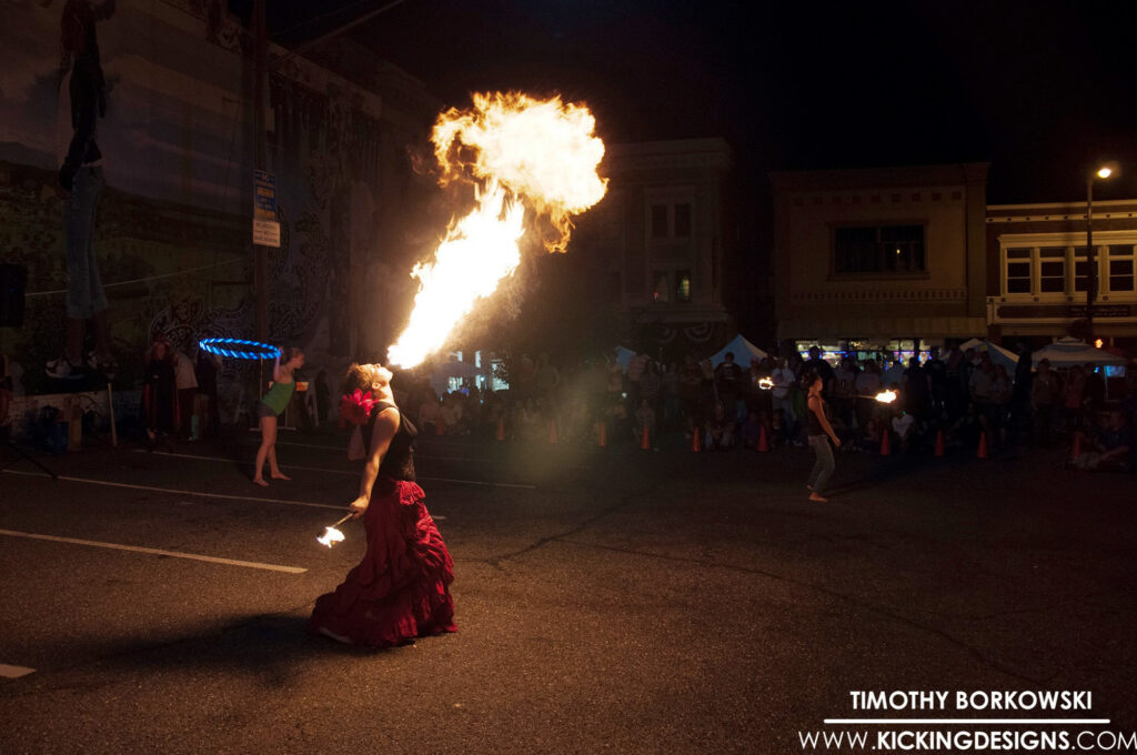 Fire Breathing Performer